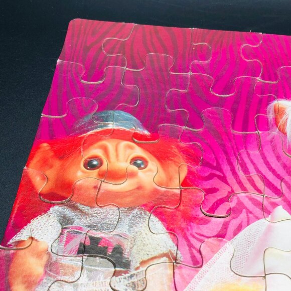 Vintage 1992 Norfin TROLLS Costume Party 63 piece Jigsaw Puzzle COMPLETE - Picture 3 of 11
